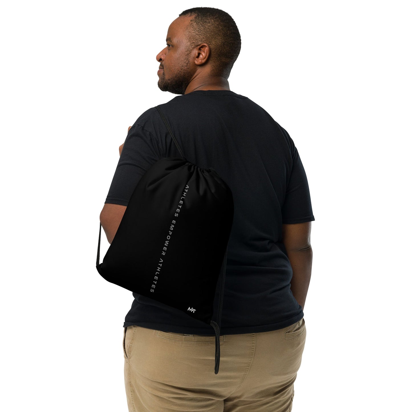 Athletes Empower Athletes - Drawstring bag by DarkByteGear