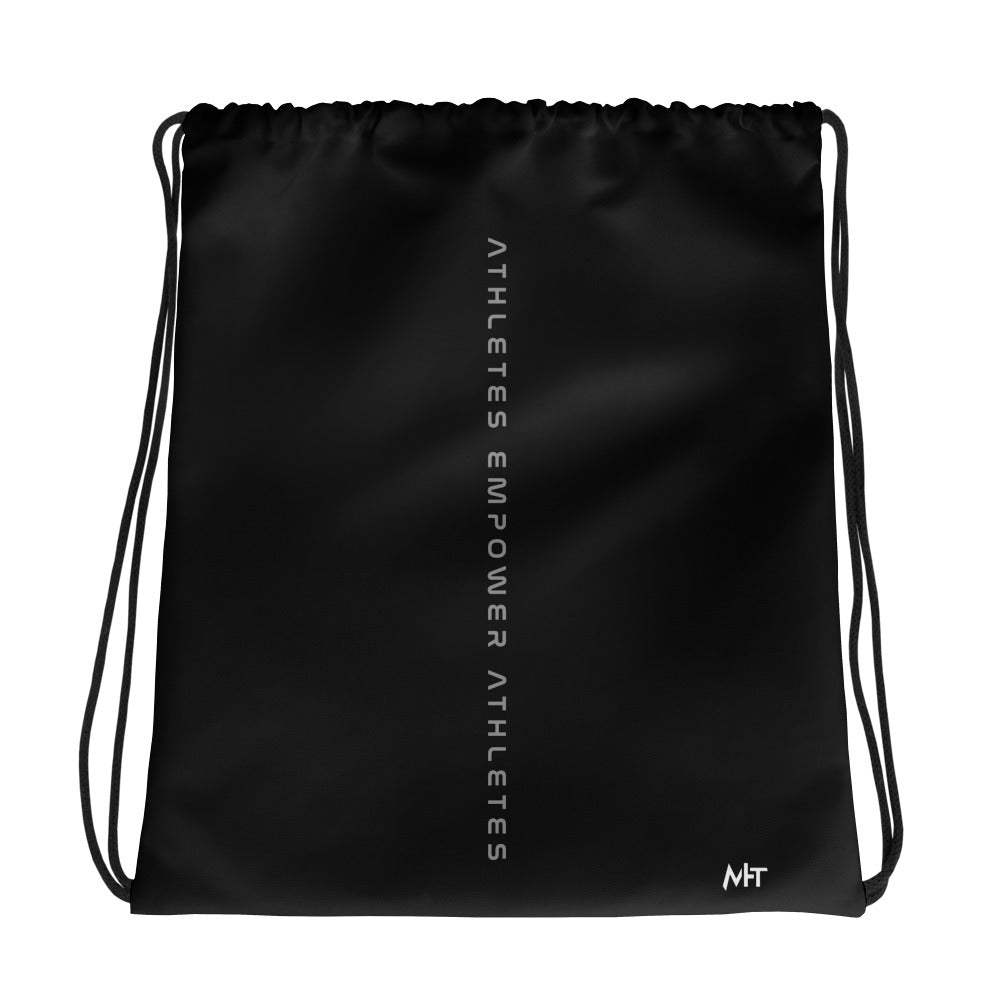 Athletes Empower Athletes - Drawstring bag by DarkByteGear