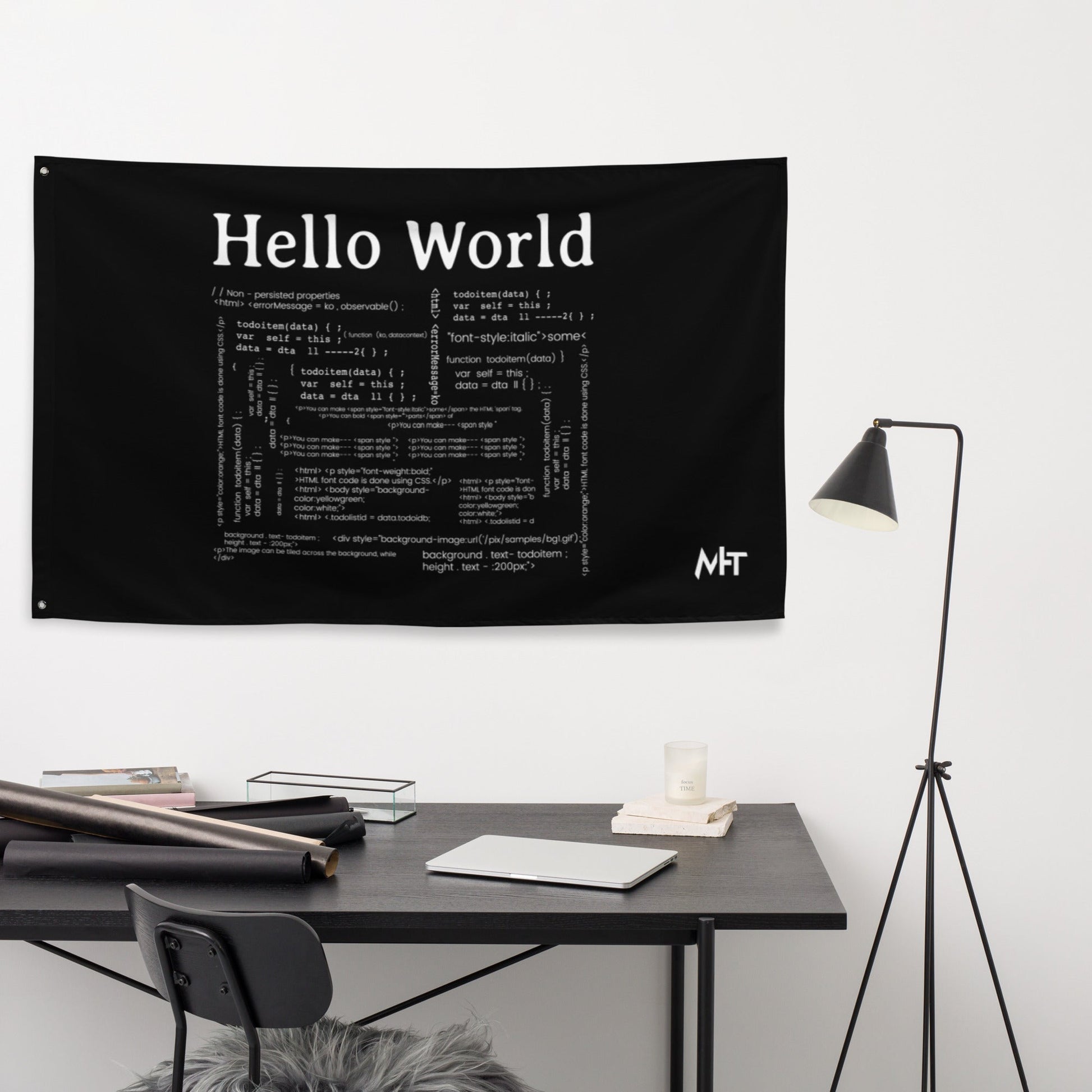 Hello world - Flag by DarkByteGear