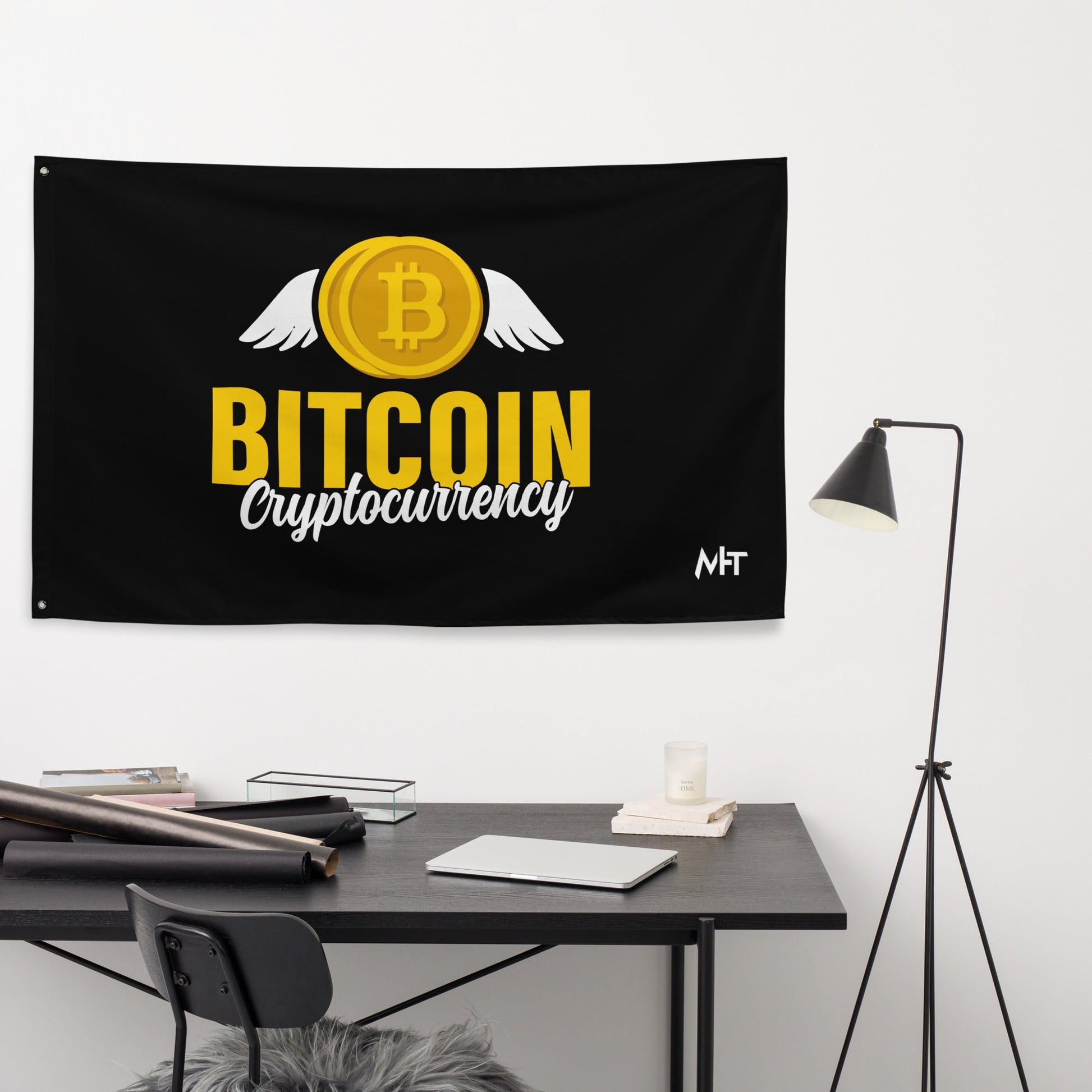 Bitcoin Currency Flag by DarkByteGear