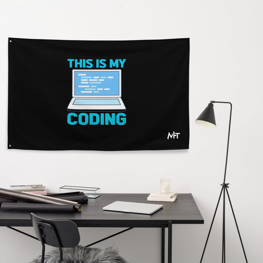 This is My Coding - Flag by DarkByteGear