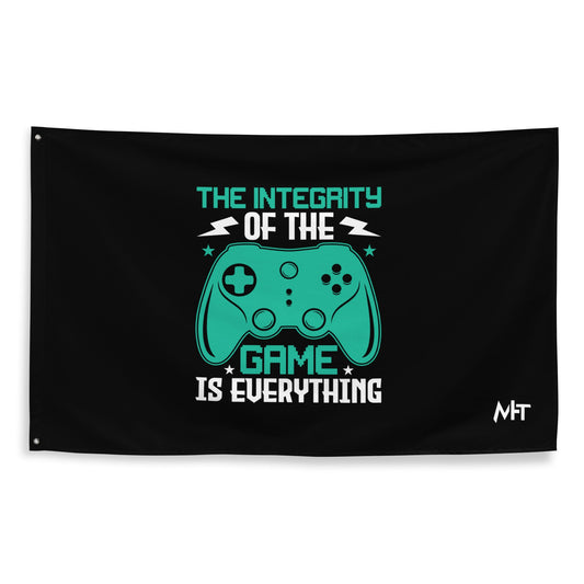 The integrity of the Game is Everthing (Swarna) Flag by DarkByteGear