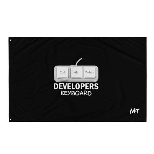 Ctrl+Alt+Del Developer Keyboard - Keyboard Flag by DarkByteGear