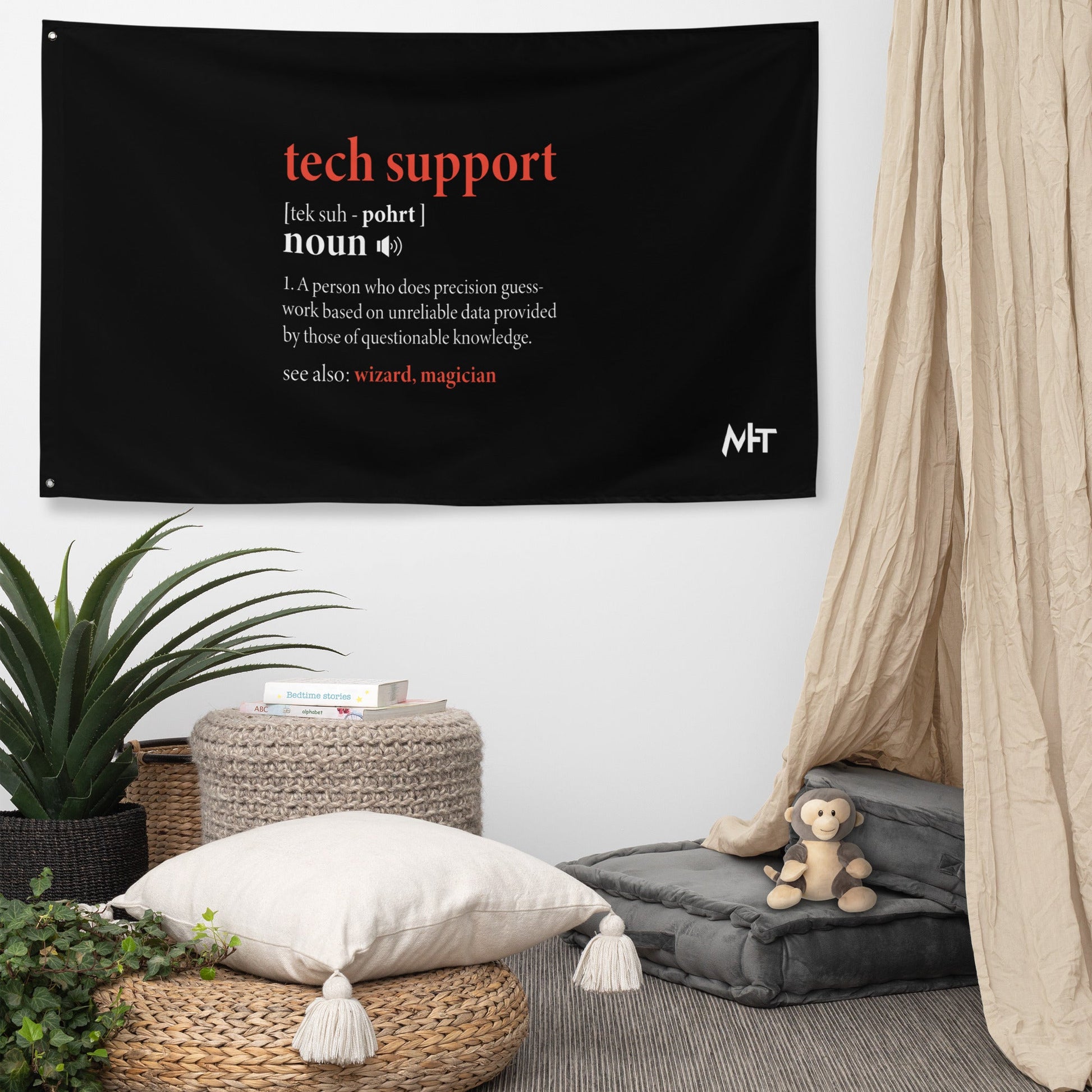 Tech Support Definition - Flag by DarkByteGear