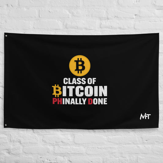 Class of Bitcoin Phinally done Flag by DarkByteGear