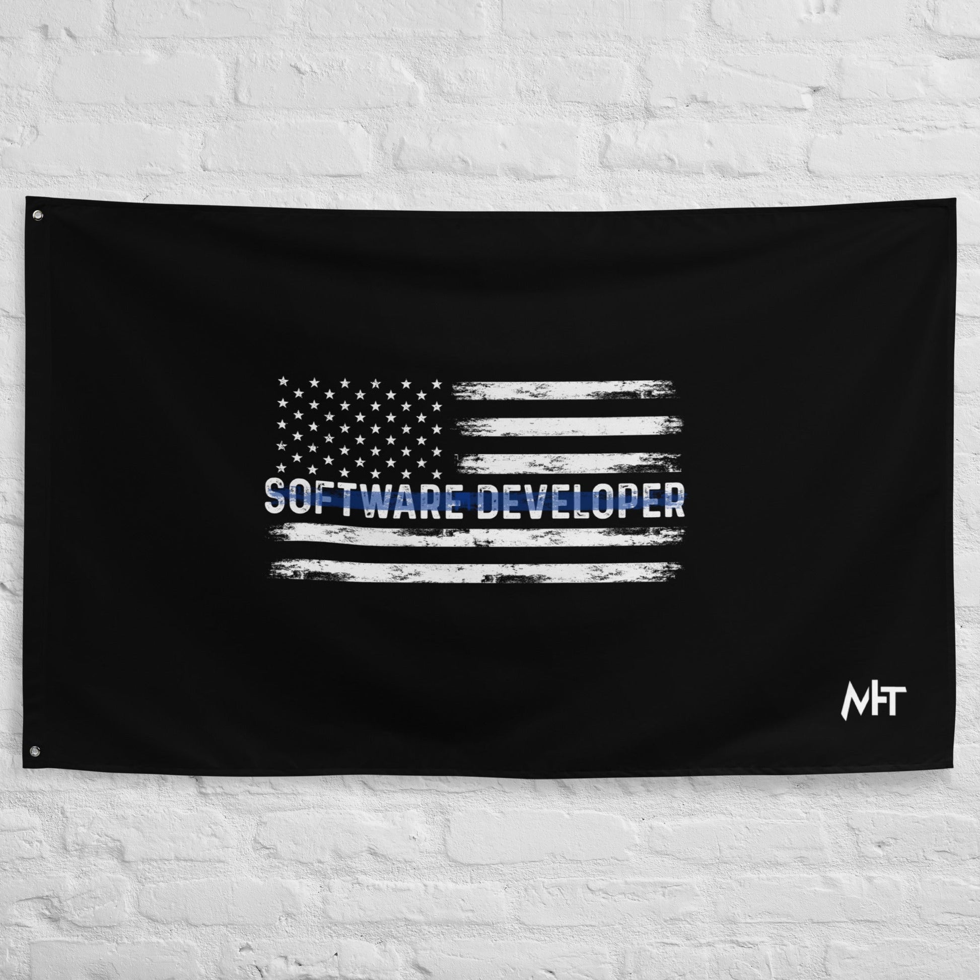 Patriotic Software Developer - Flag by DarkByteGear