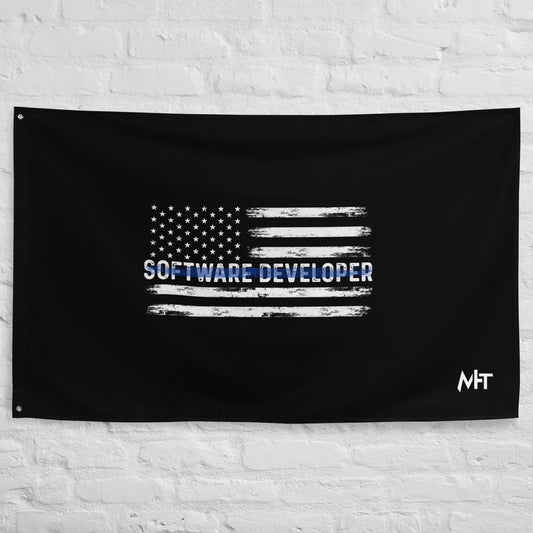 Patriotic Software Developer - Flag by DarkByteGear