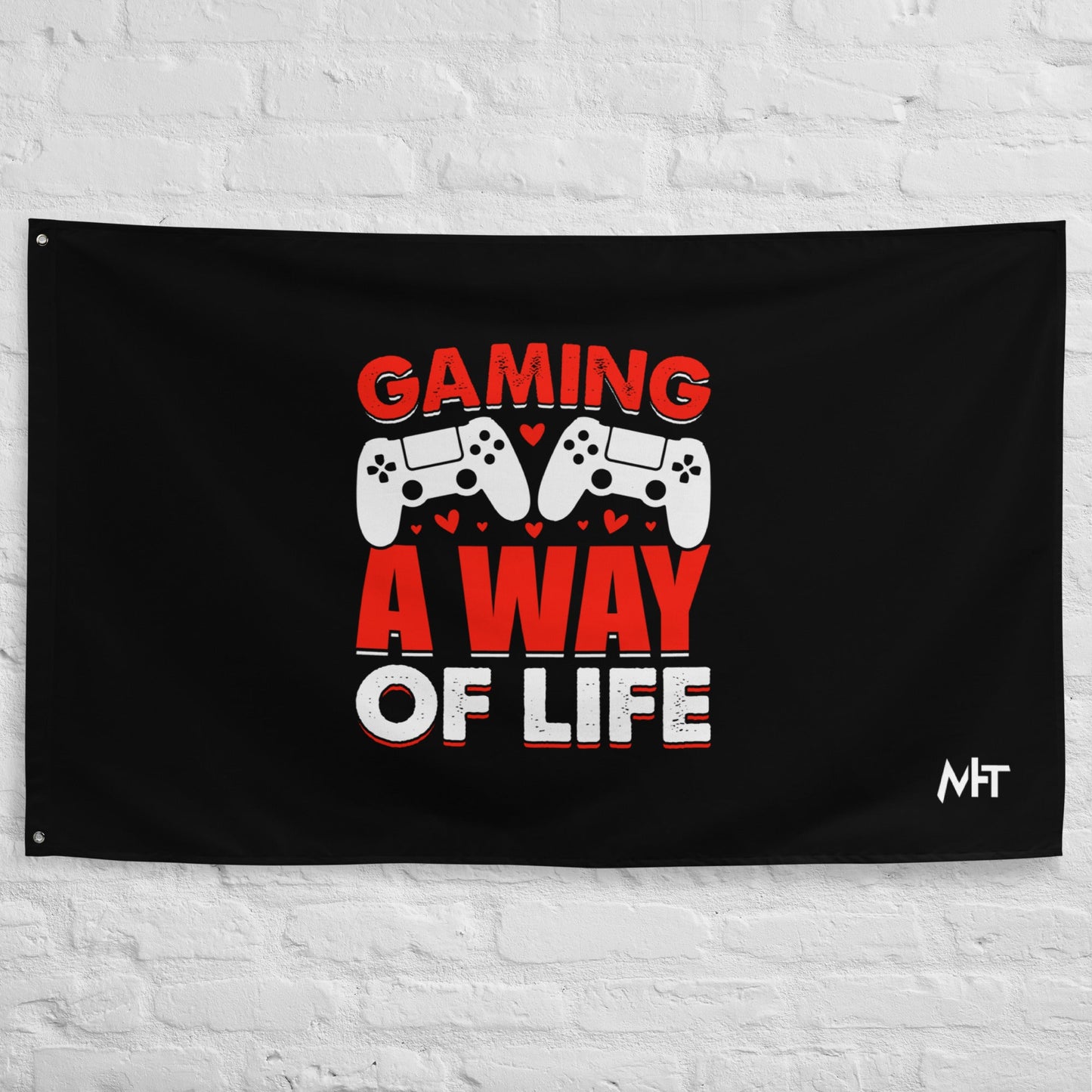 Gaming is a way of life - Flag by DarkByteGear