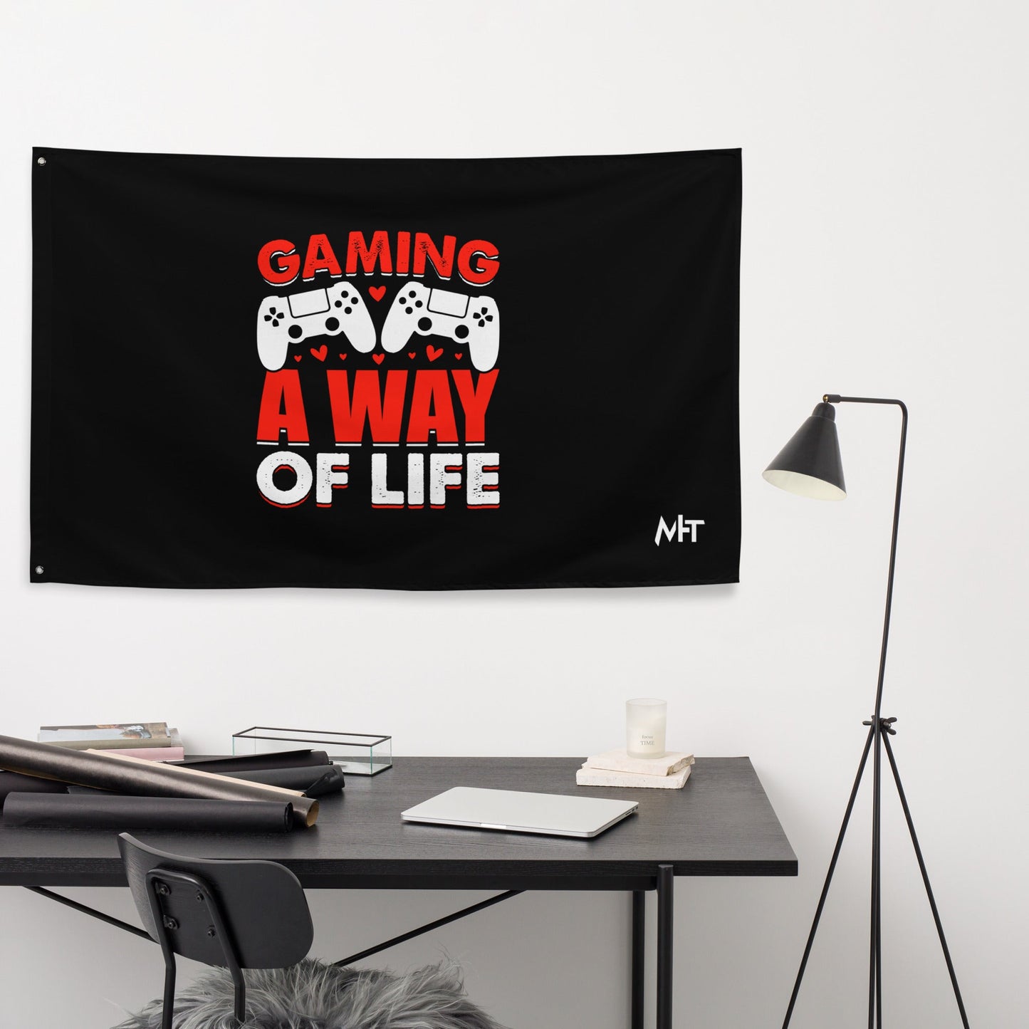 Gaming is a way of life - Flag by DarkByteGear
