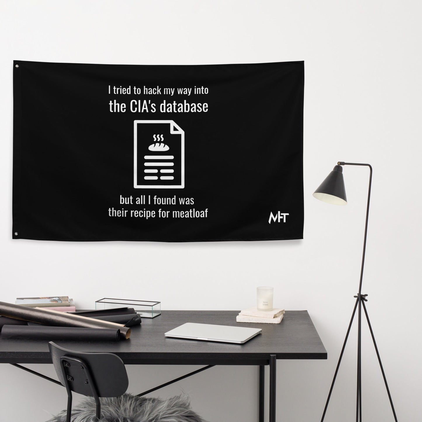 I tried to hack my way into the CIA's database - Flag by DarkByteGear