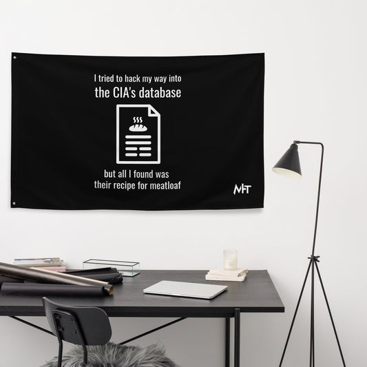 I tried to hack my way into the CIA's database - Flag by DarkByteGear