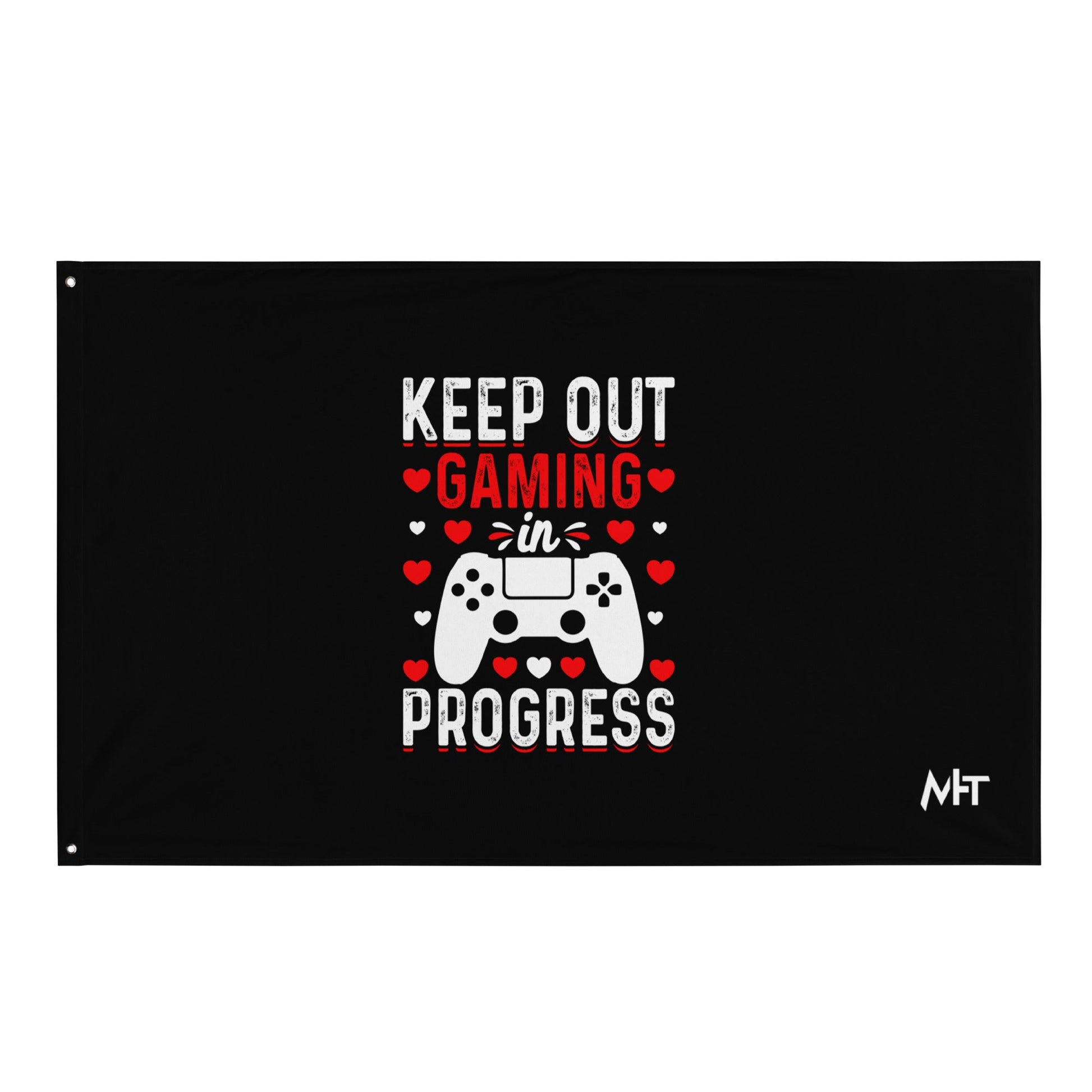 Keep out Gaming in Progress Flag by DarkByteGear