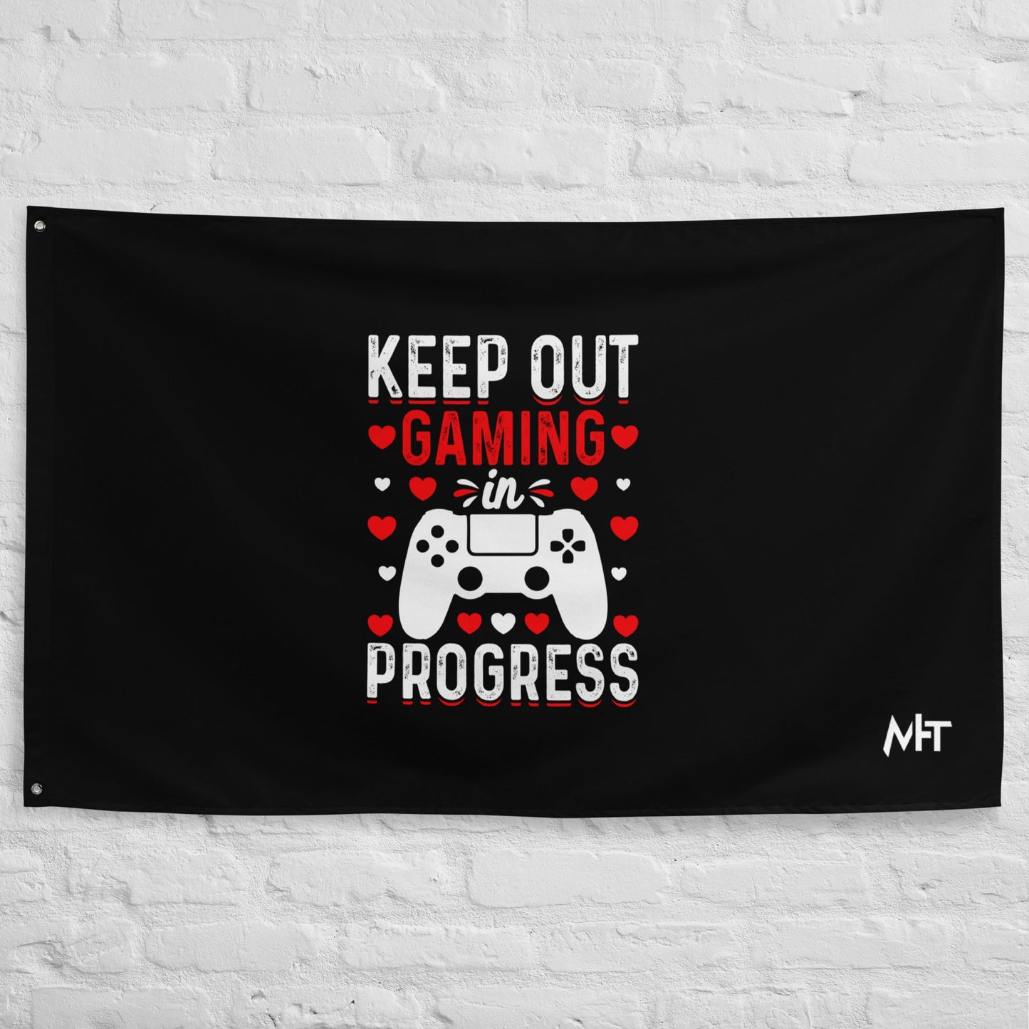 Keep out Gaming in Progress Flag by DarkByteGear
