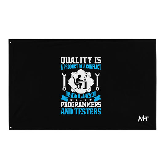 Quality is a Product of a conflict -Flag by DarkByteGear
