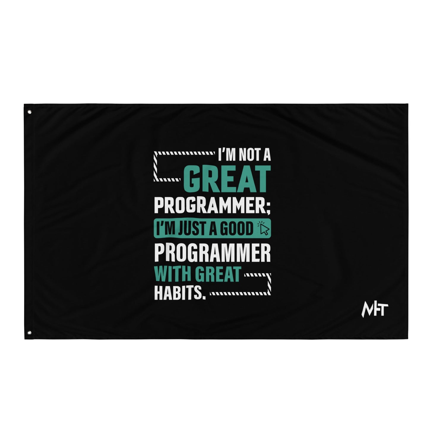 I am not a Great Programmer - Flag by DarkByteGear