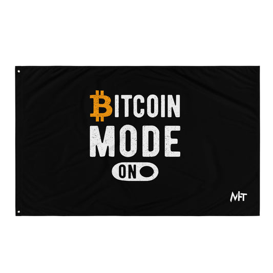 Bitcoin Mode is On Flag by DarkByteGear