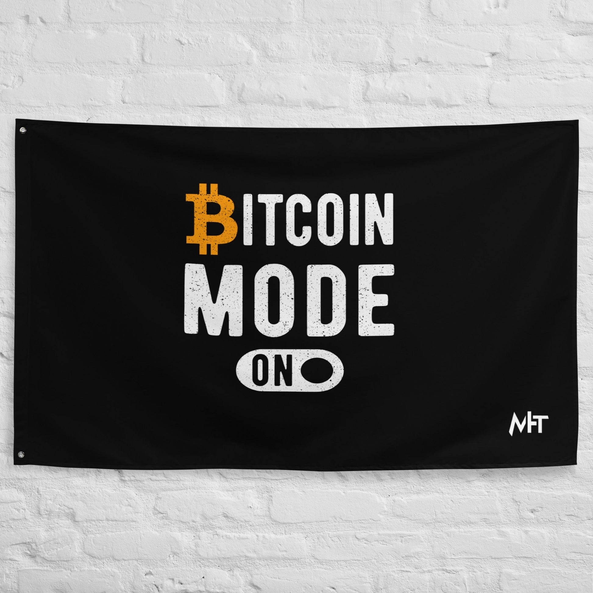 Bitcoin Mode is On Flag by DarkByteGear