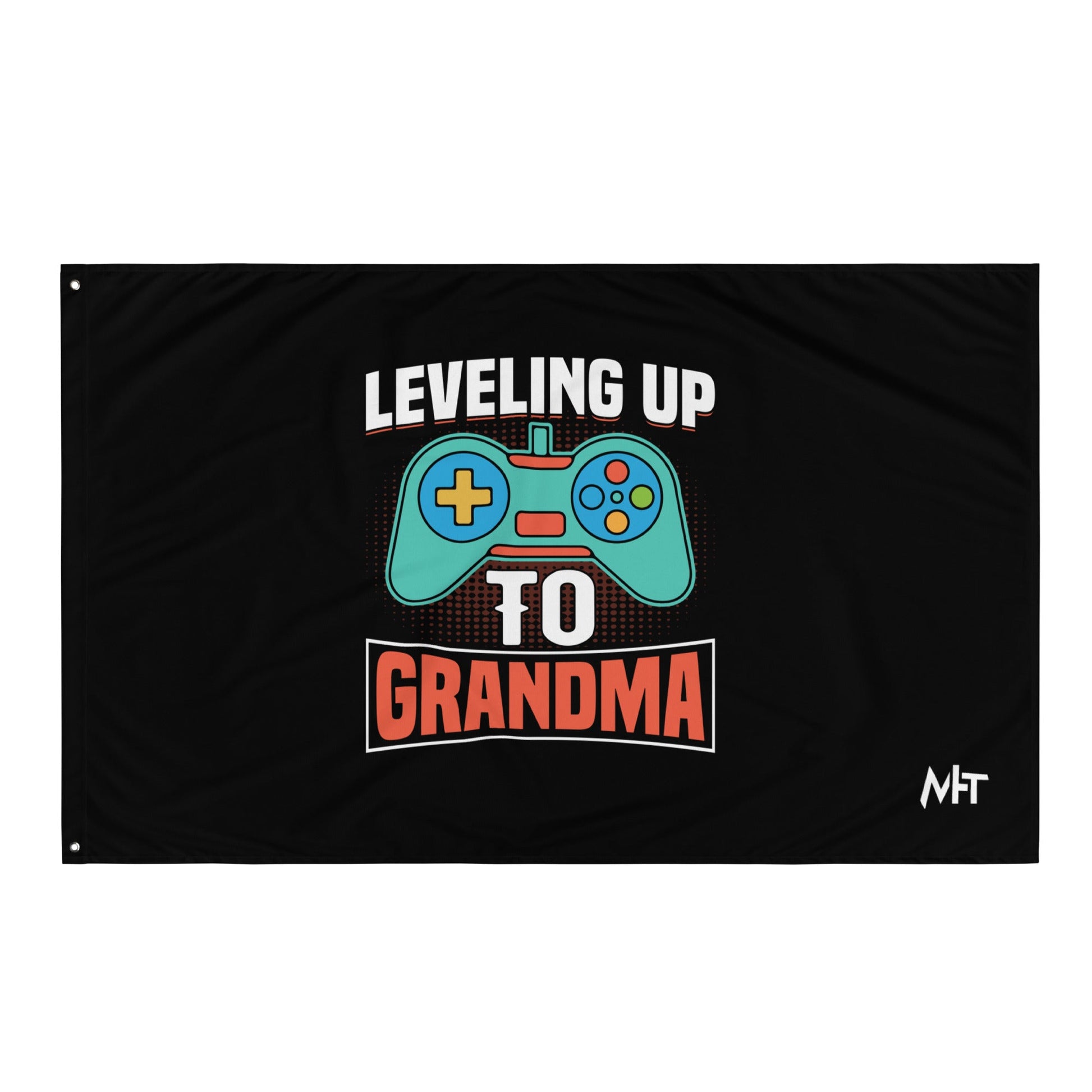 Leveling up to Grandma - Flag by DarkByteGear