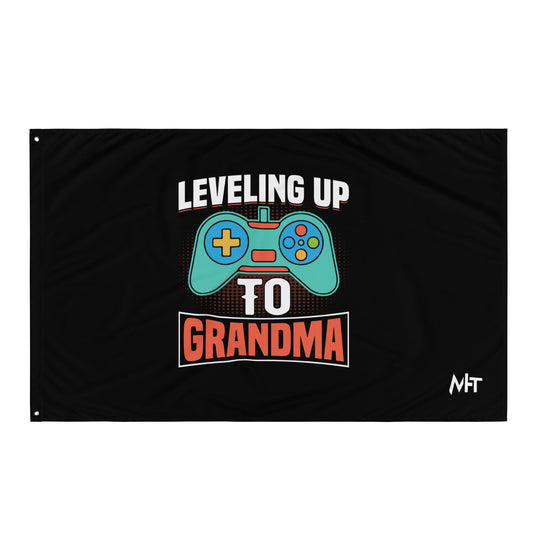 Leveling up to Grandma - Flag by DarkByteGear