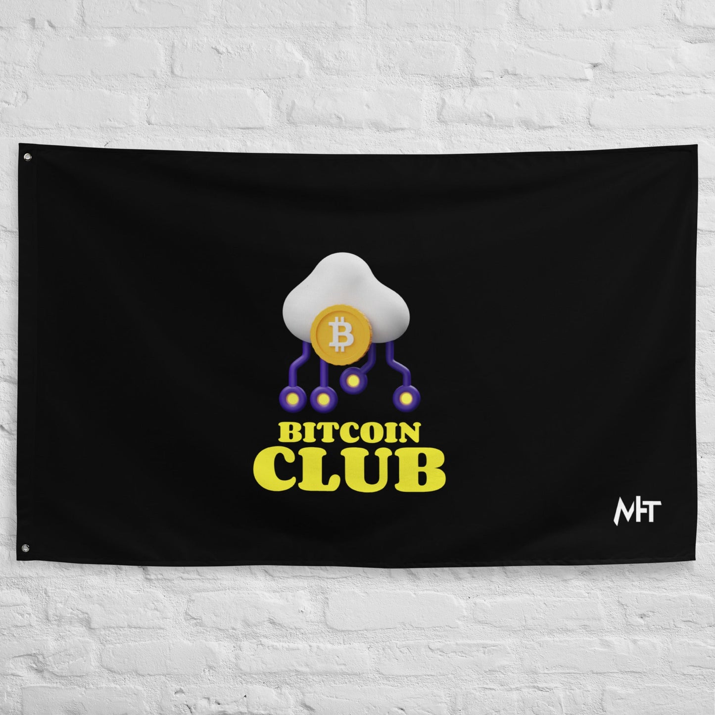 BITCOIN CLUB V4 - Flag by DarkByteGear