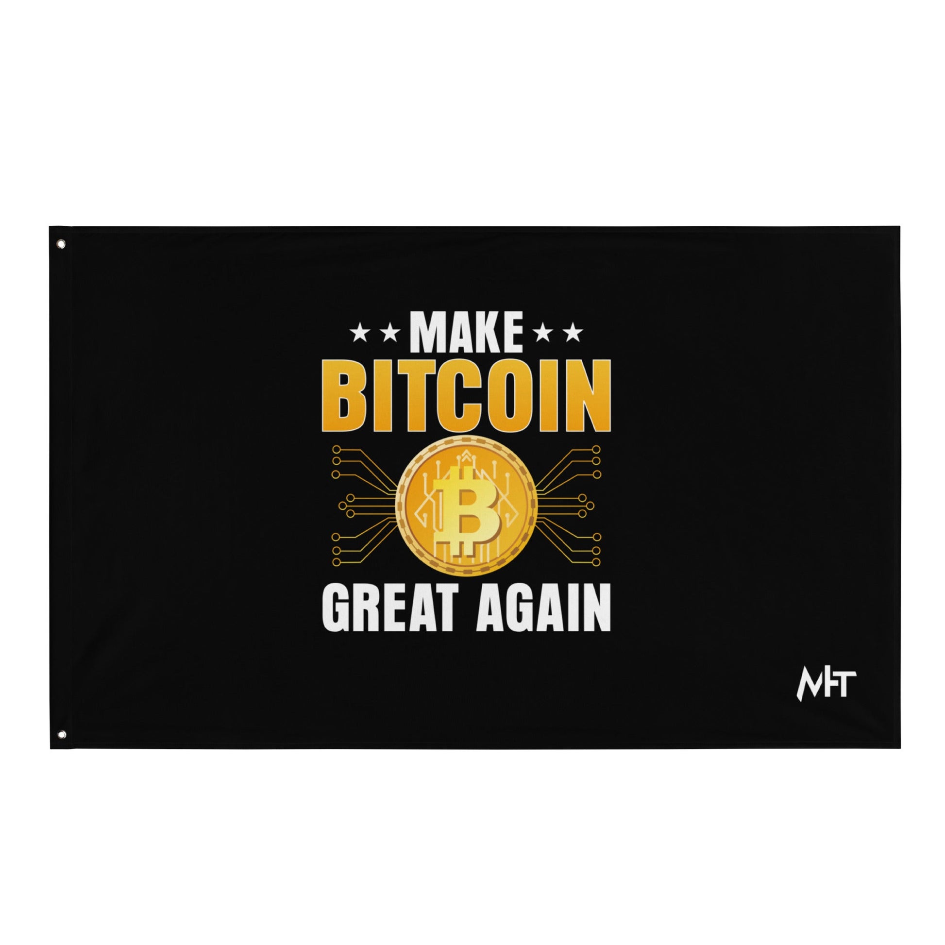 Make Bitcoin Great again Flag by DarkByteGear