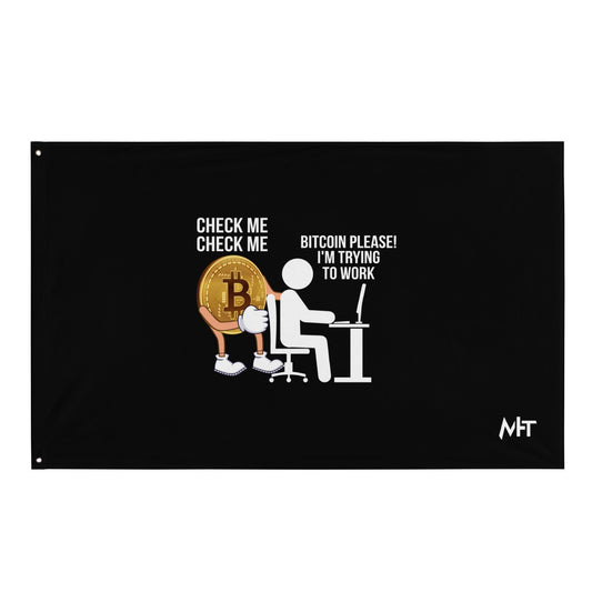 Bitcoin, Please! I am trying to work Flag by DarkByteGear