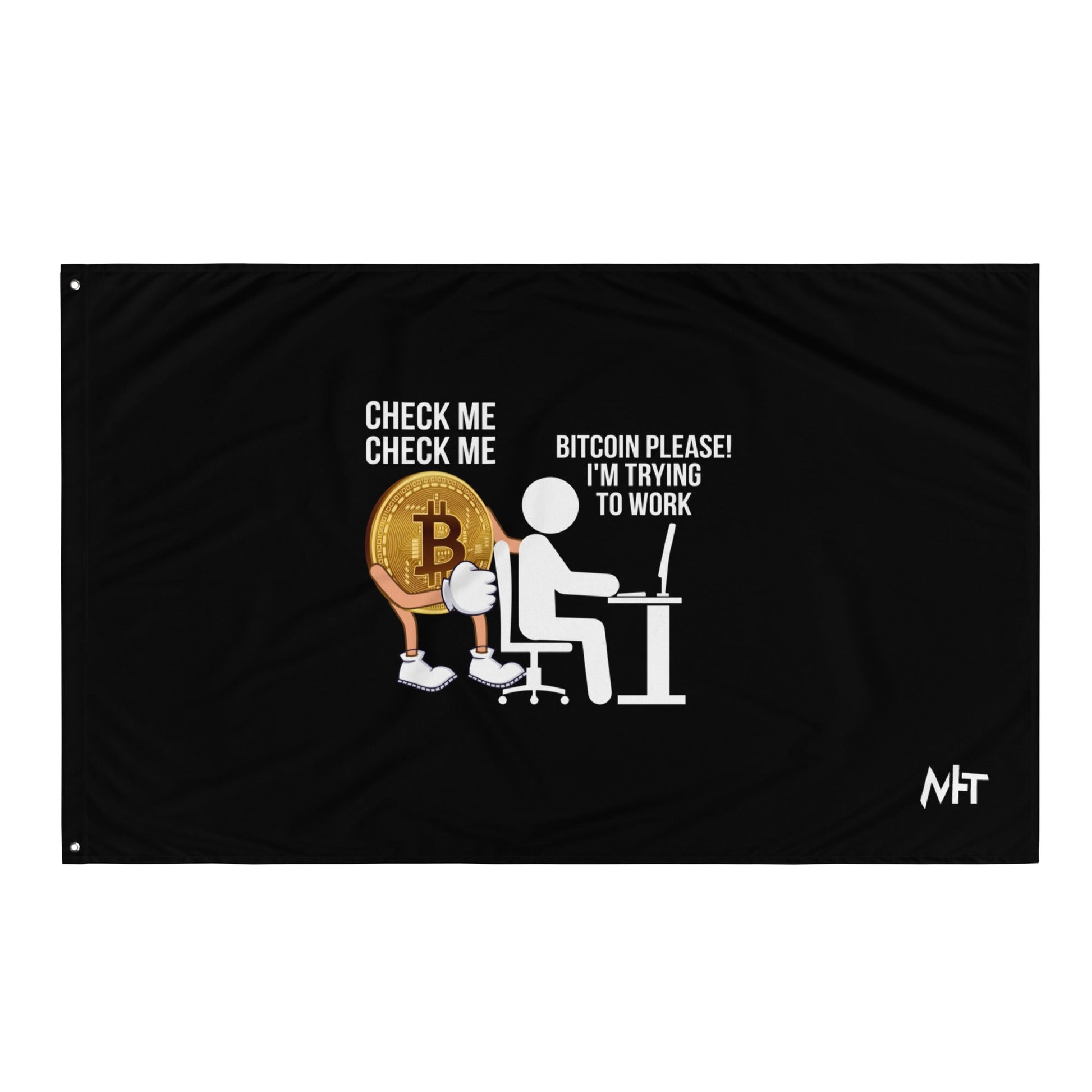 Bitcoin, Please! I am trying to work Flag by DarkByteGear