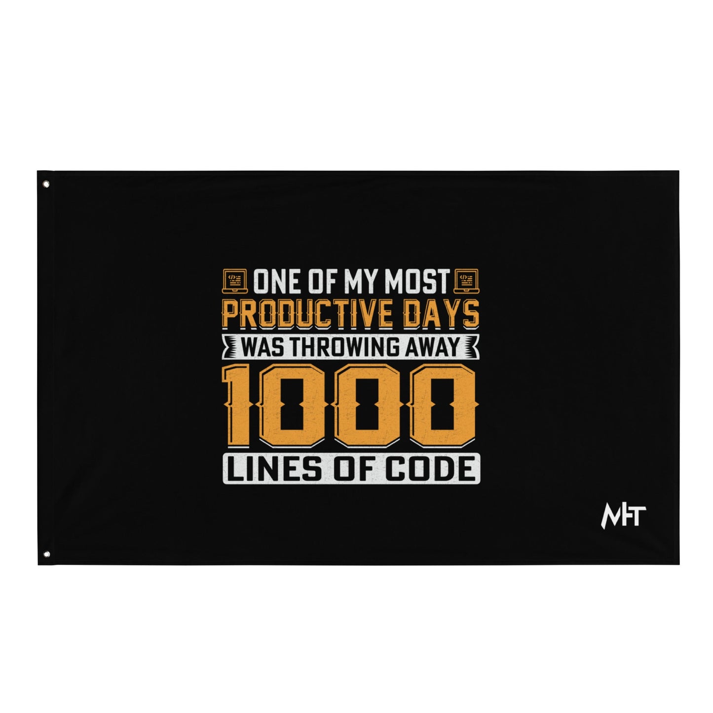 One of My Most Productive Days was throwing away 1000 lines of Code Flag by DarkByteGear