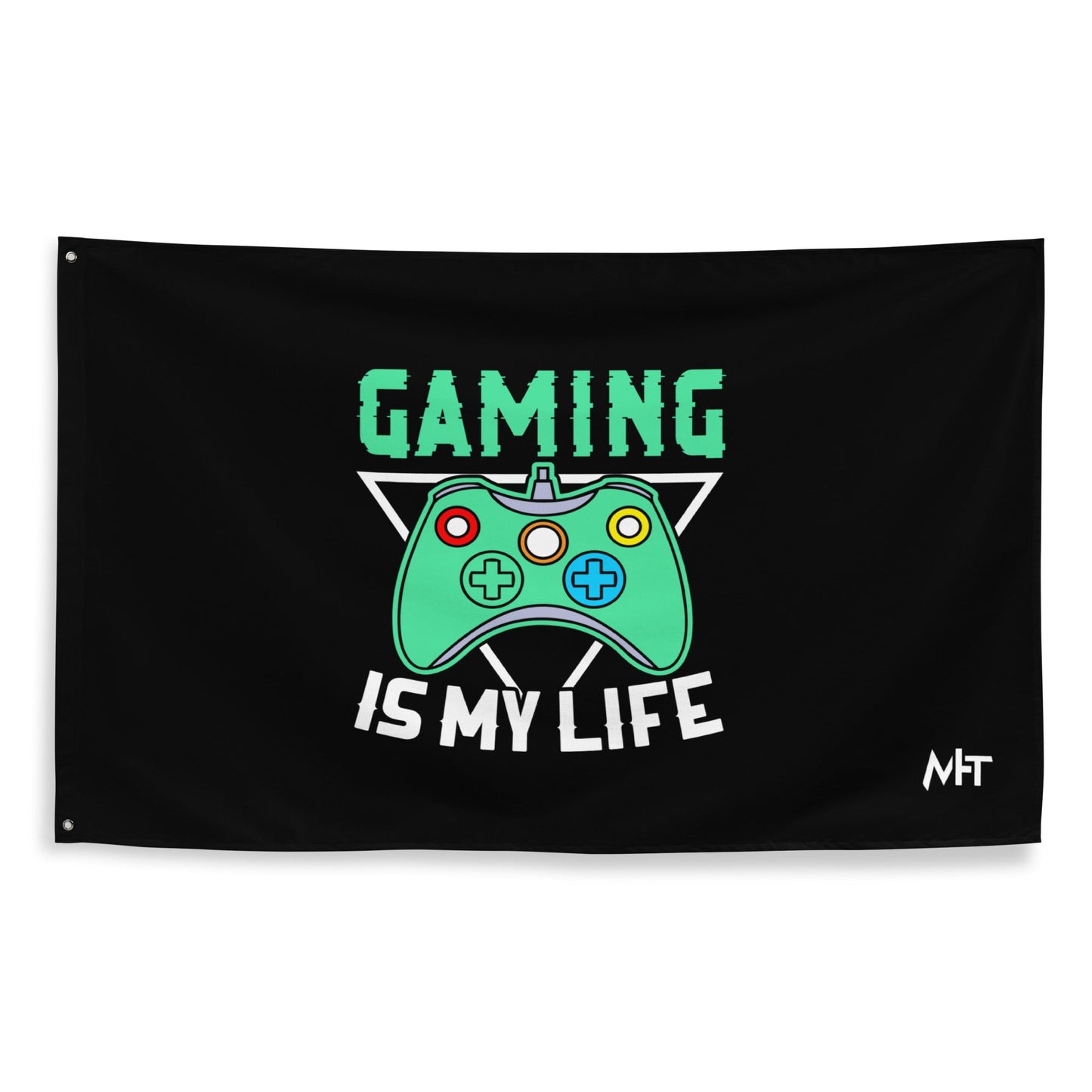 Gaming Is My Life - Flag by DarkByteGear