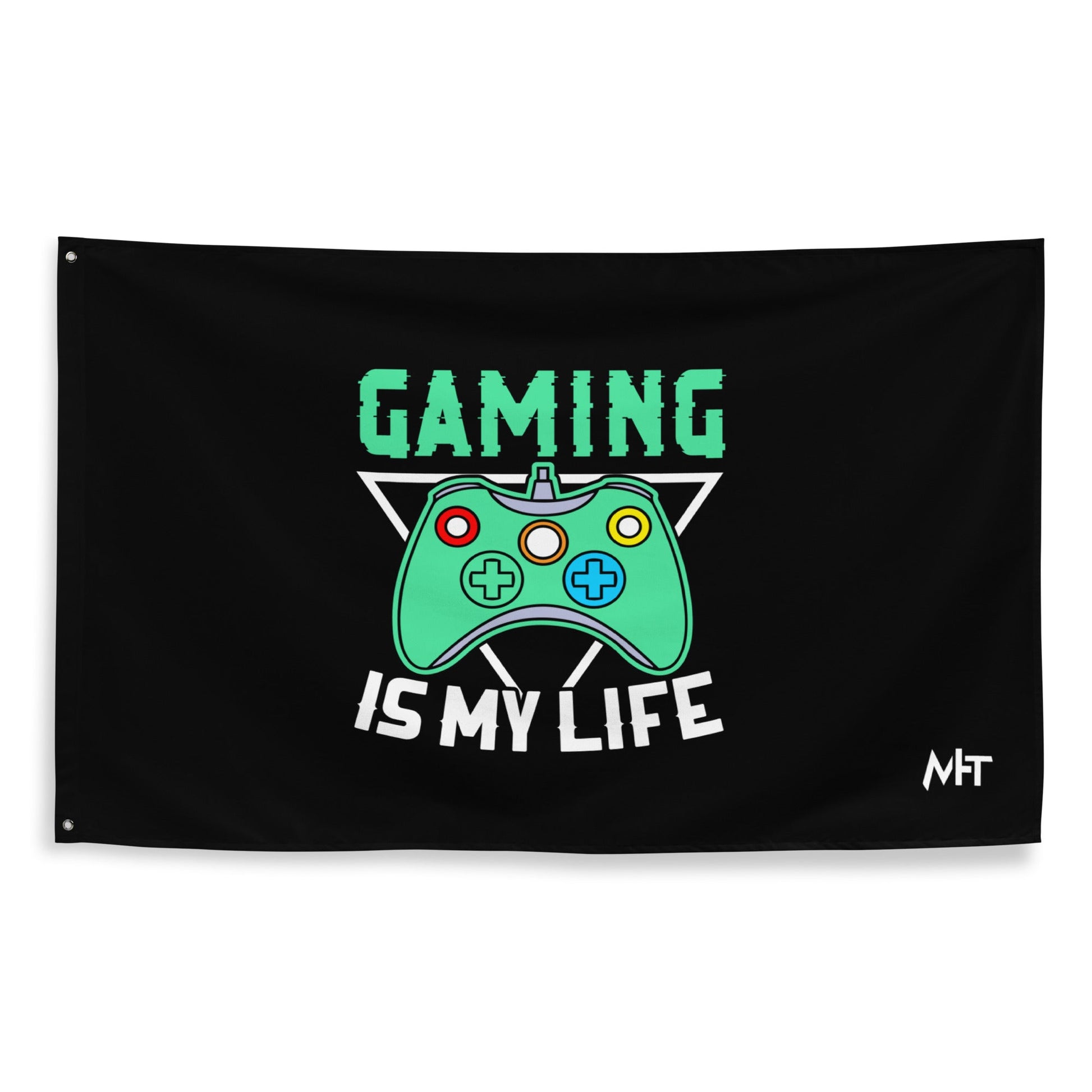 Gaming Is My Life - Flag by DarkByteGear