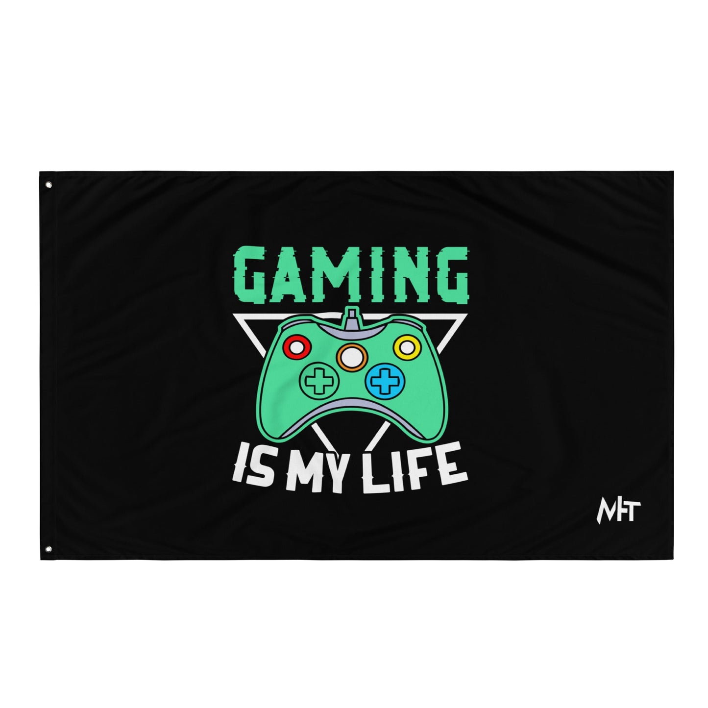 Gaming Is My Life - Flag by DarkByteGear