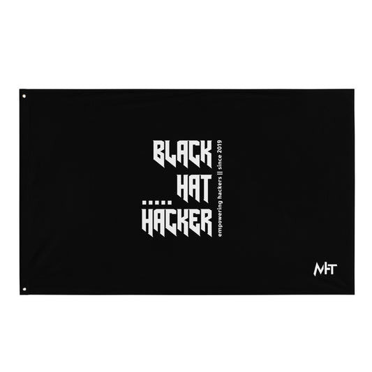 Black Hat Hacker V14 Flag by DarkByteGear