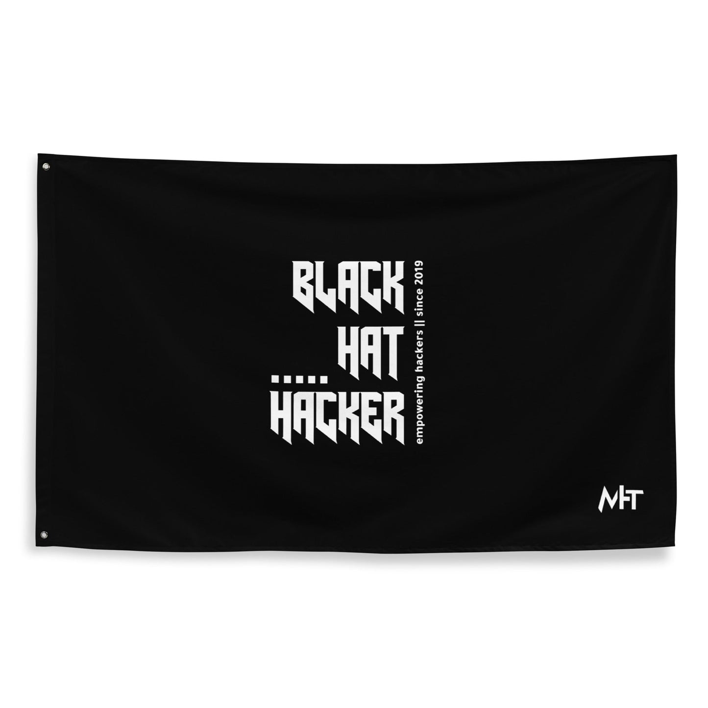 Black Hat Hacker V14 Flag by DarkByteGear