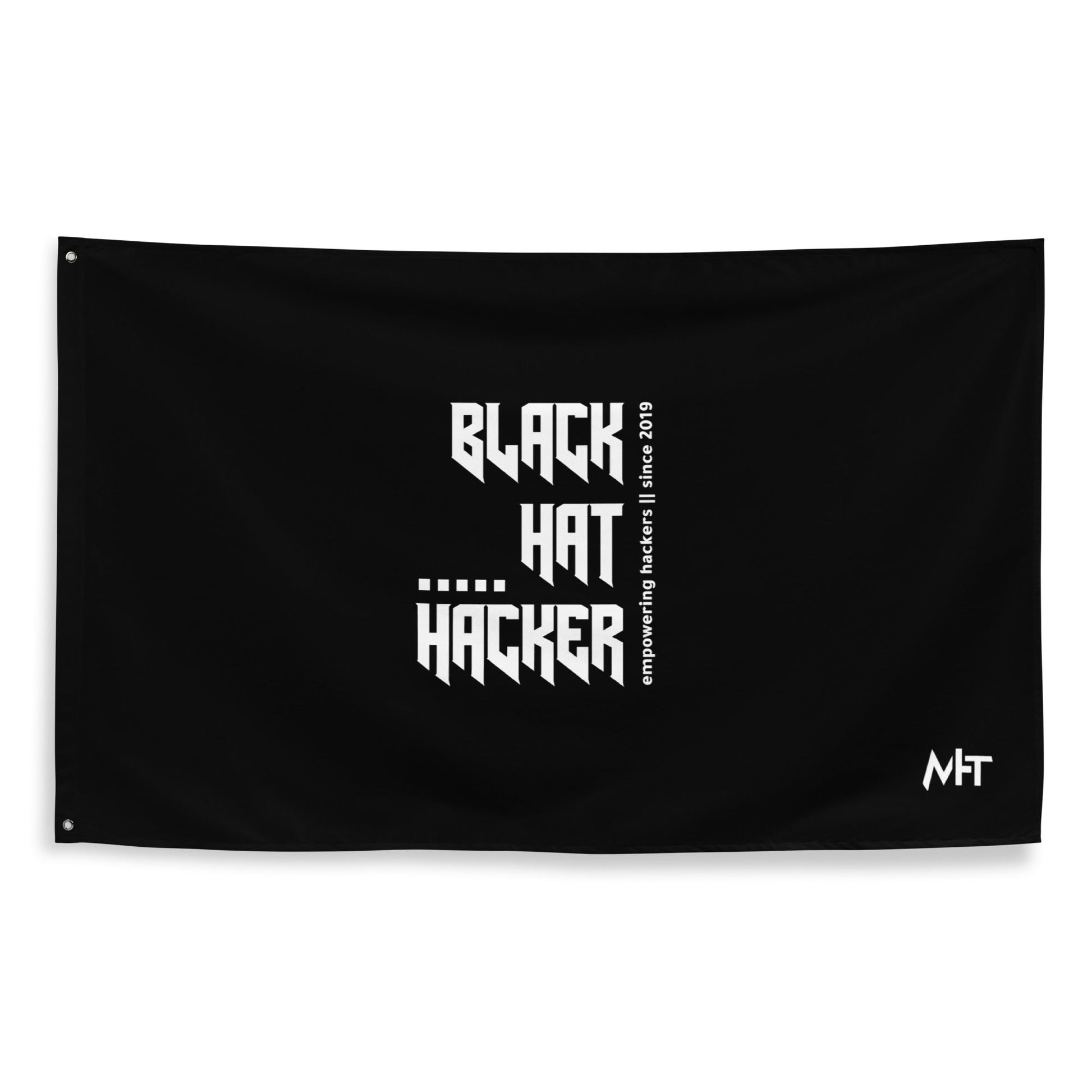 Black Hat Hacker V14 Flag by DarkByteGear