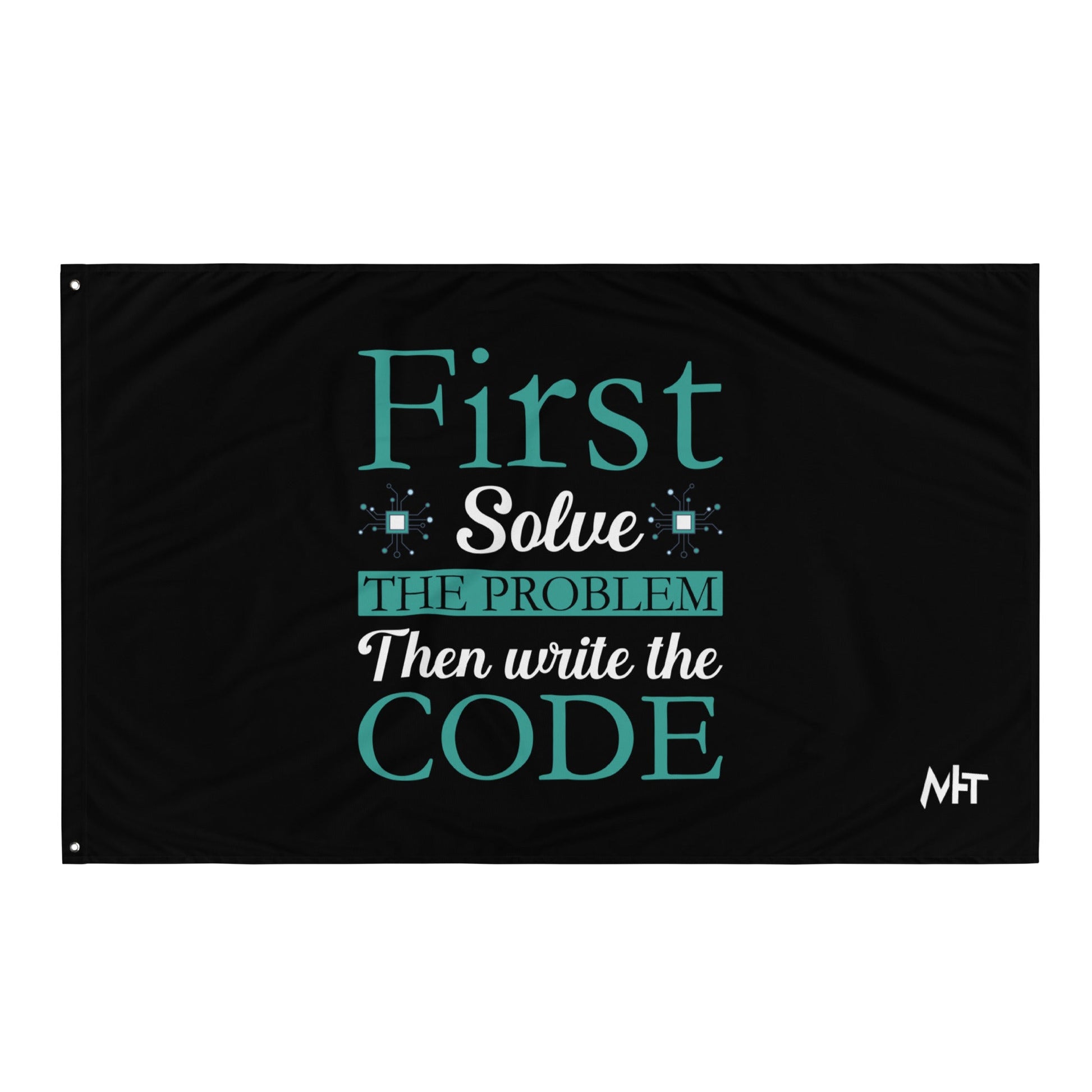 First, Solve the problem; then, Write the code V3 - Flag by DarkByteGear