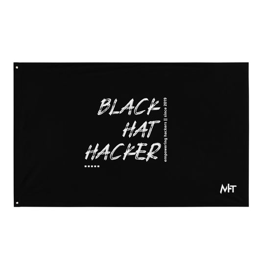 Black Hat Hacker V10 Flag by DarkByteGear