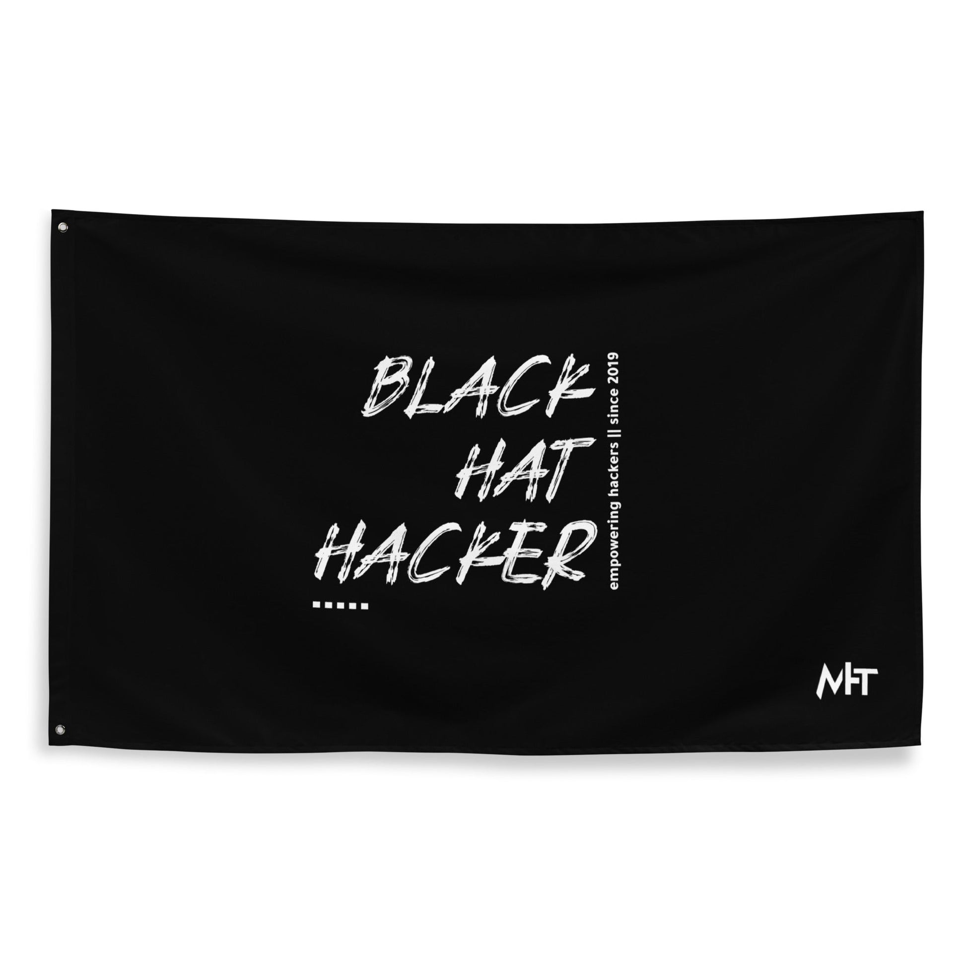 Black Hat Hacker V10 Flag by DarkByteGear