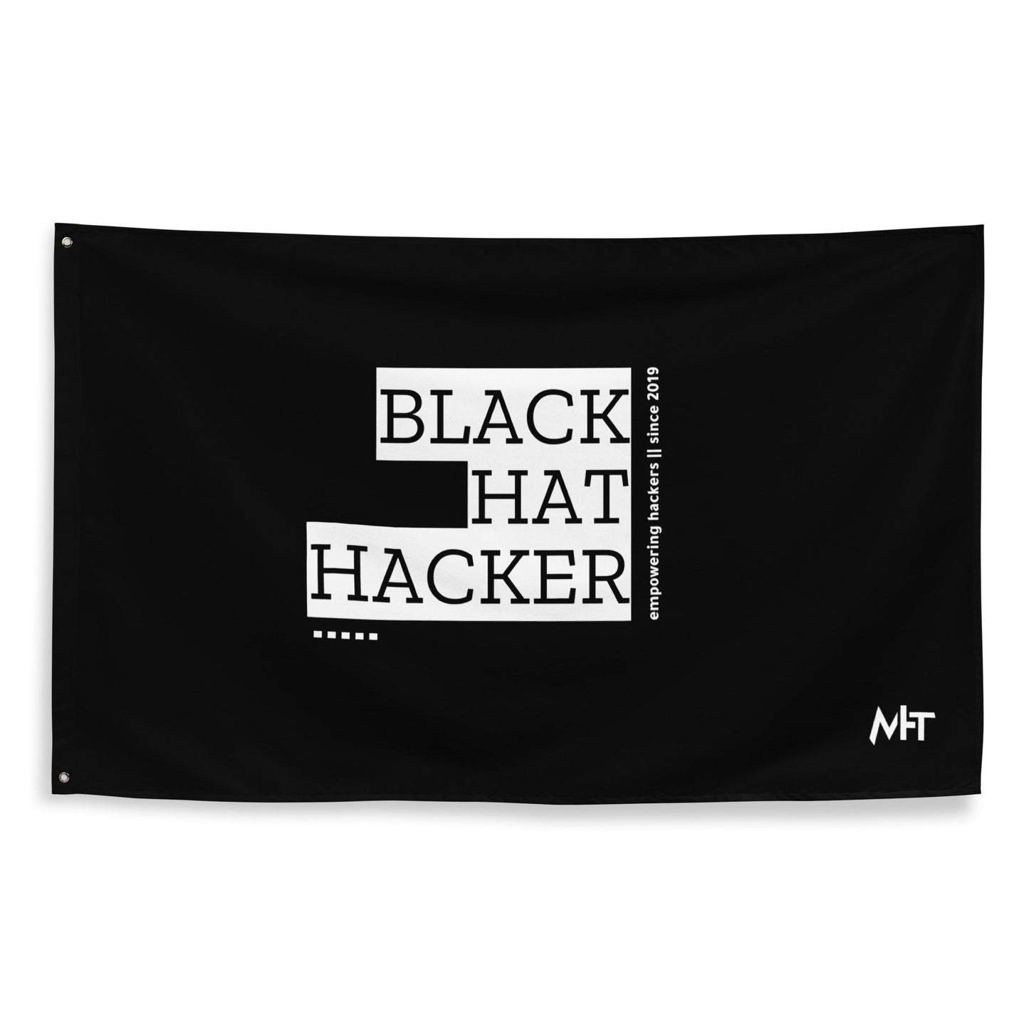 Black Hat Hacker V9 Flag by DarkByteGear
