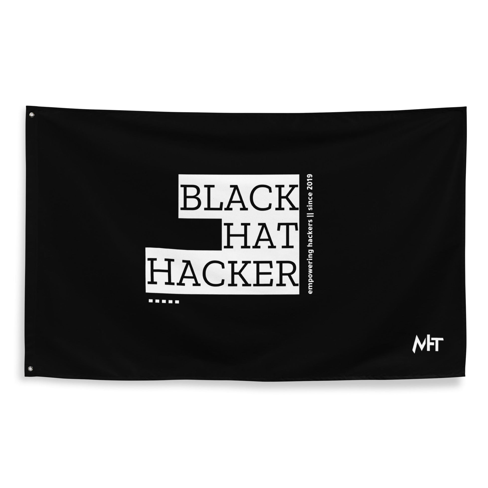 Black Hat Hacker V9 Flag by DarkByteGear