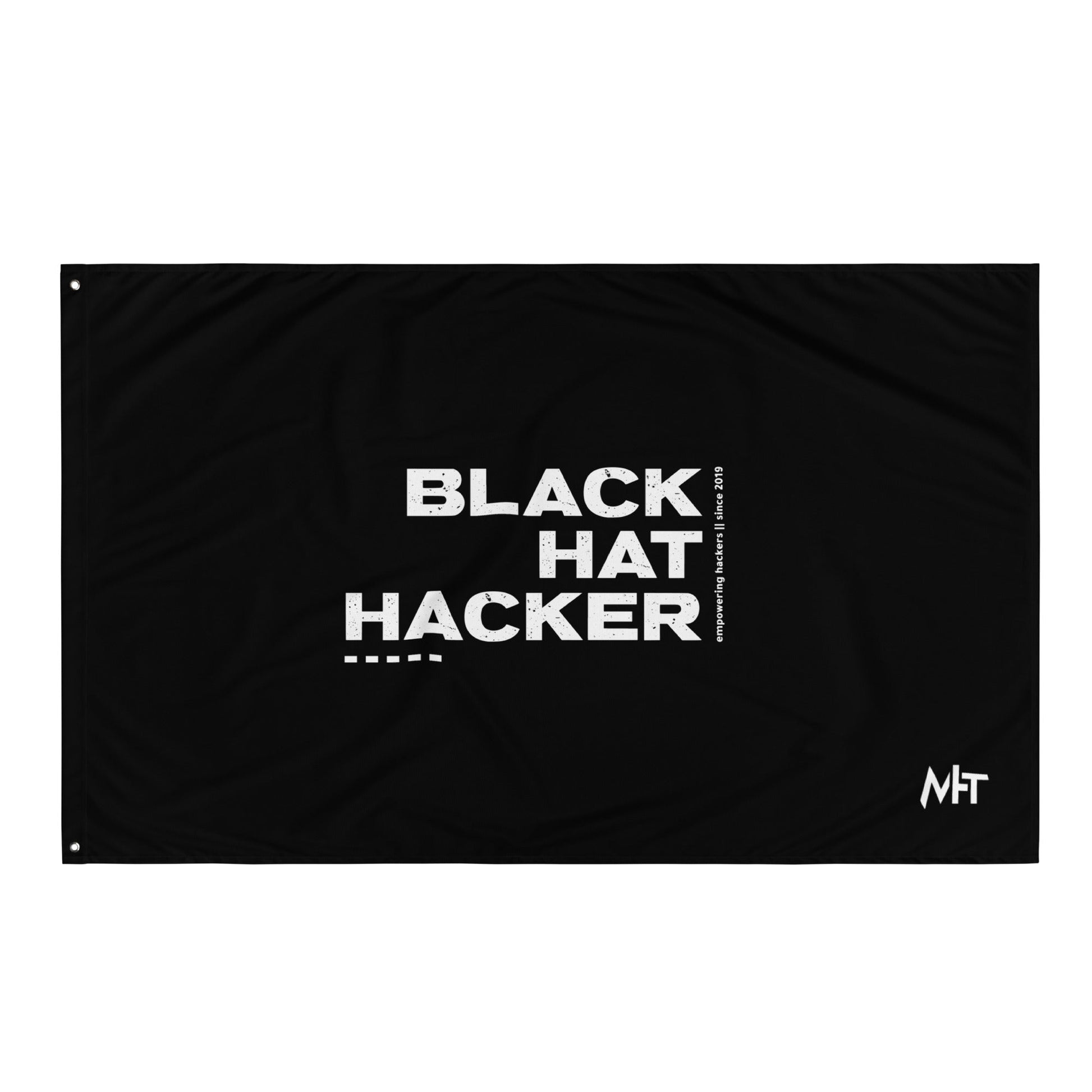 Black Hat Hacker V6 Flag by DarkByteGear