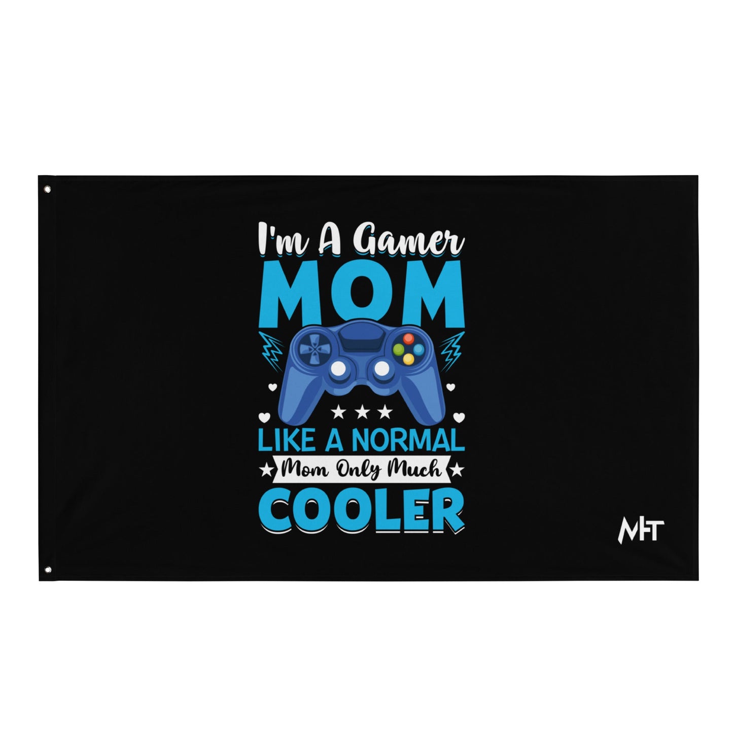 I am a Gamer Mom - Flag by DarkByteGear