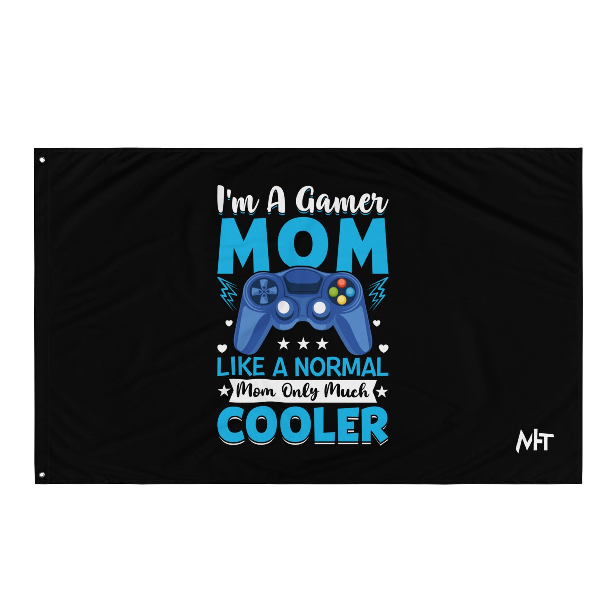 I am a Gamer Mom - Flag by DarkByteGear