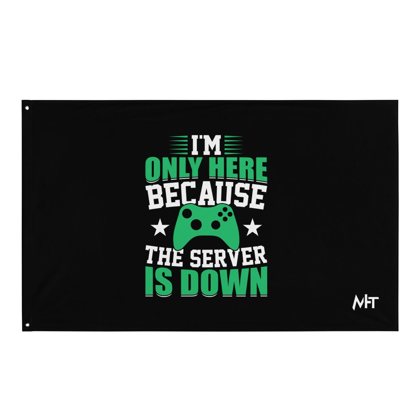 I'm only Here, because the Server is Down Flag by DarkByteGear
