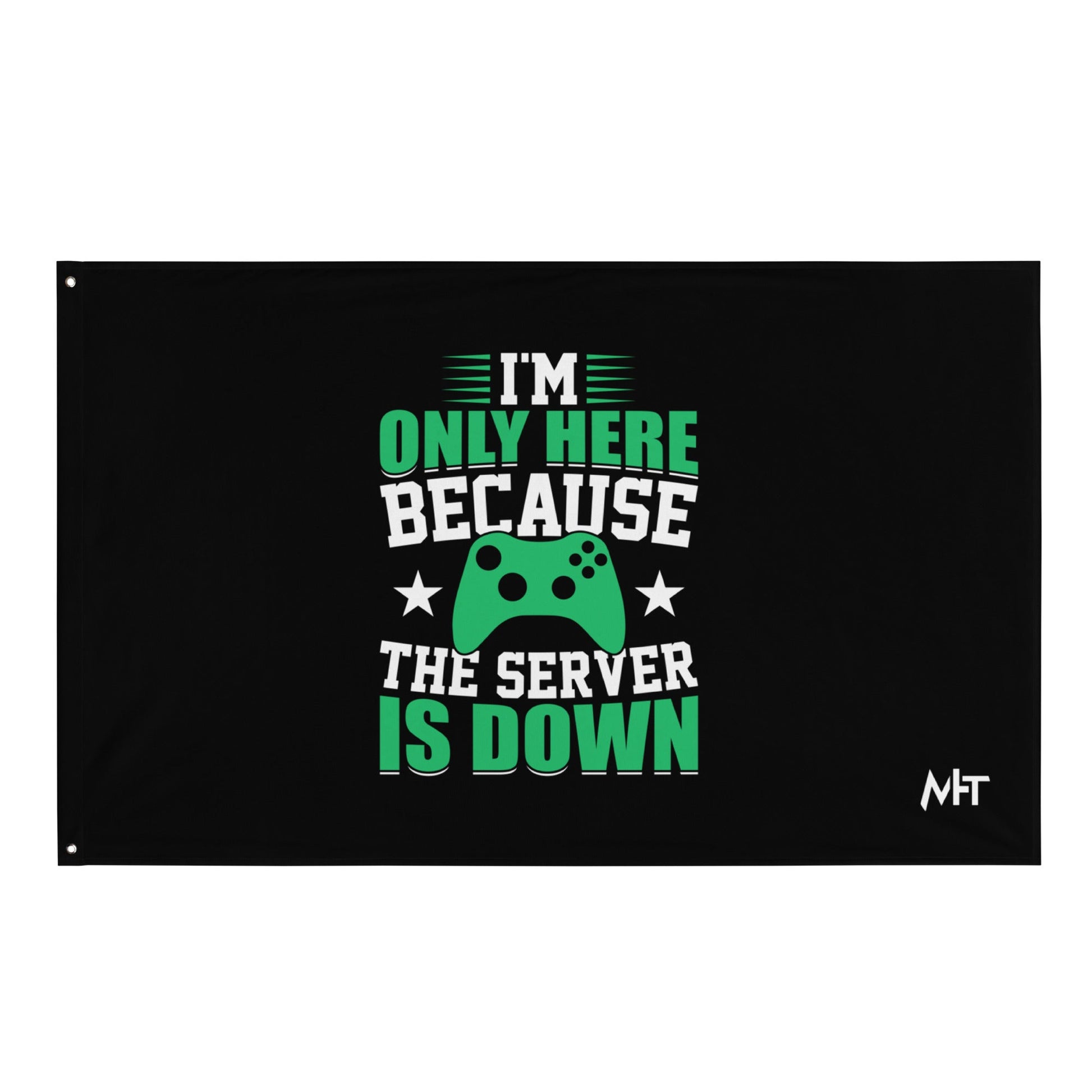 I'm only Here, because the Server is Down Flag by DarkByteGear