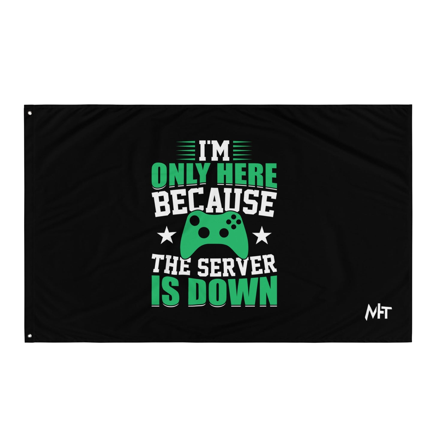 I'm only Here, because the Server is Down Flag by DarkByteGear