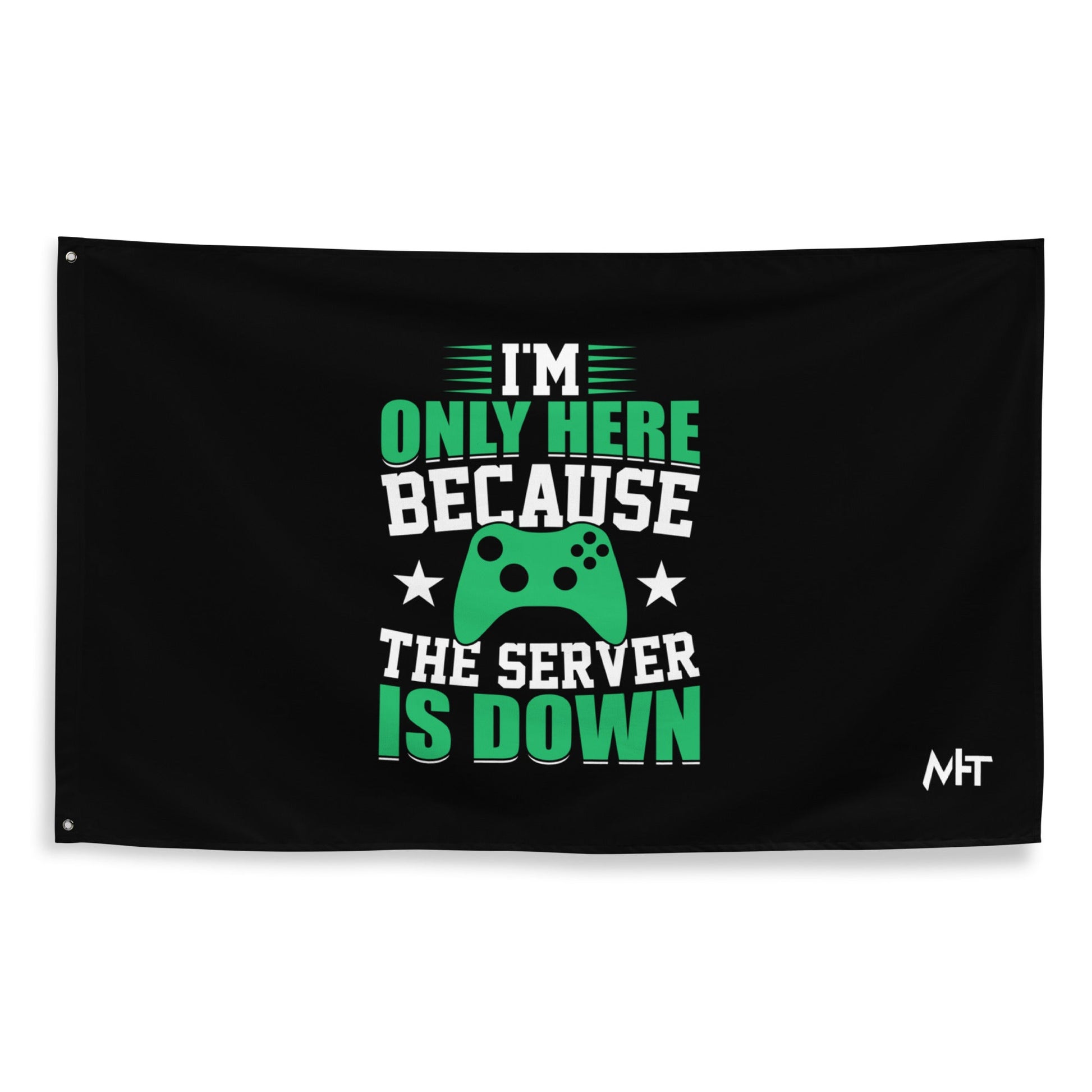 I'm only Here, because the Server is Down Flag by DarkByteGear