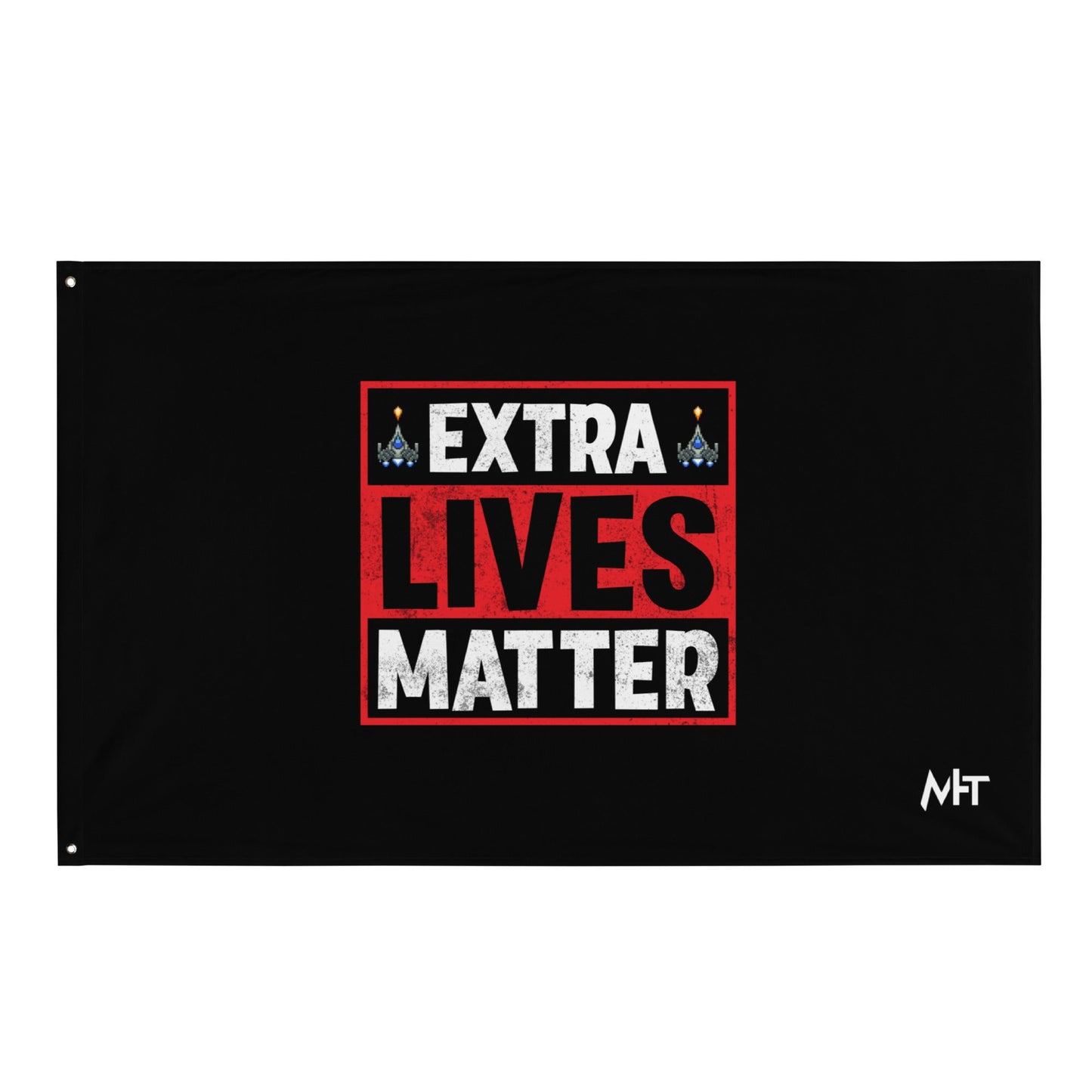 Extra Lives Matter Flag by DarkByteGear