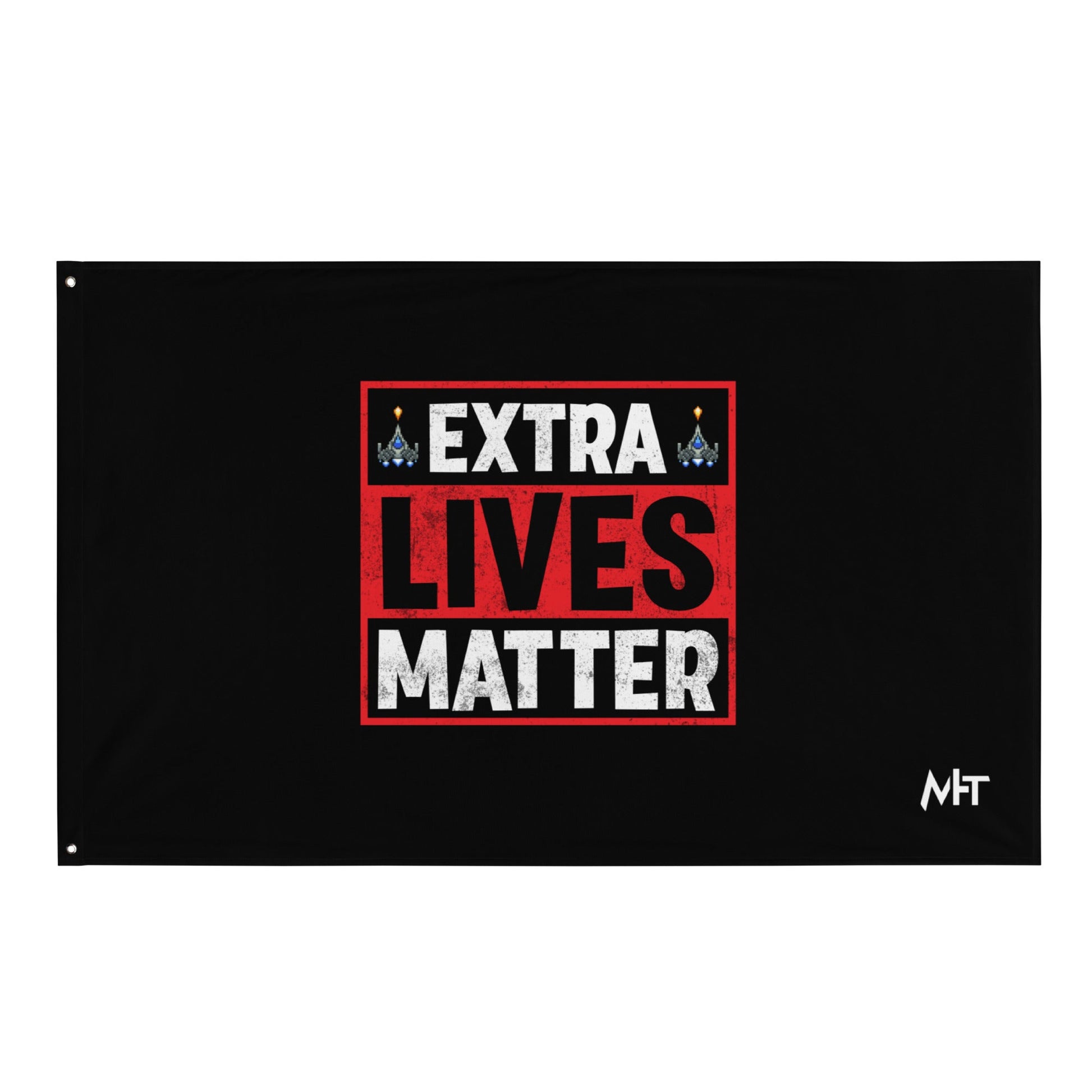 Extra Lives Matter Flag by DarkByteGear