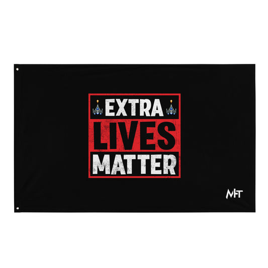 Extra Lives Matter Flag by DarkByteGear