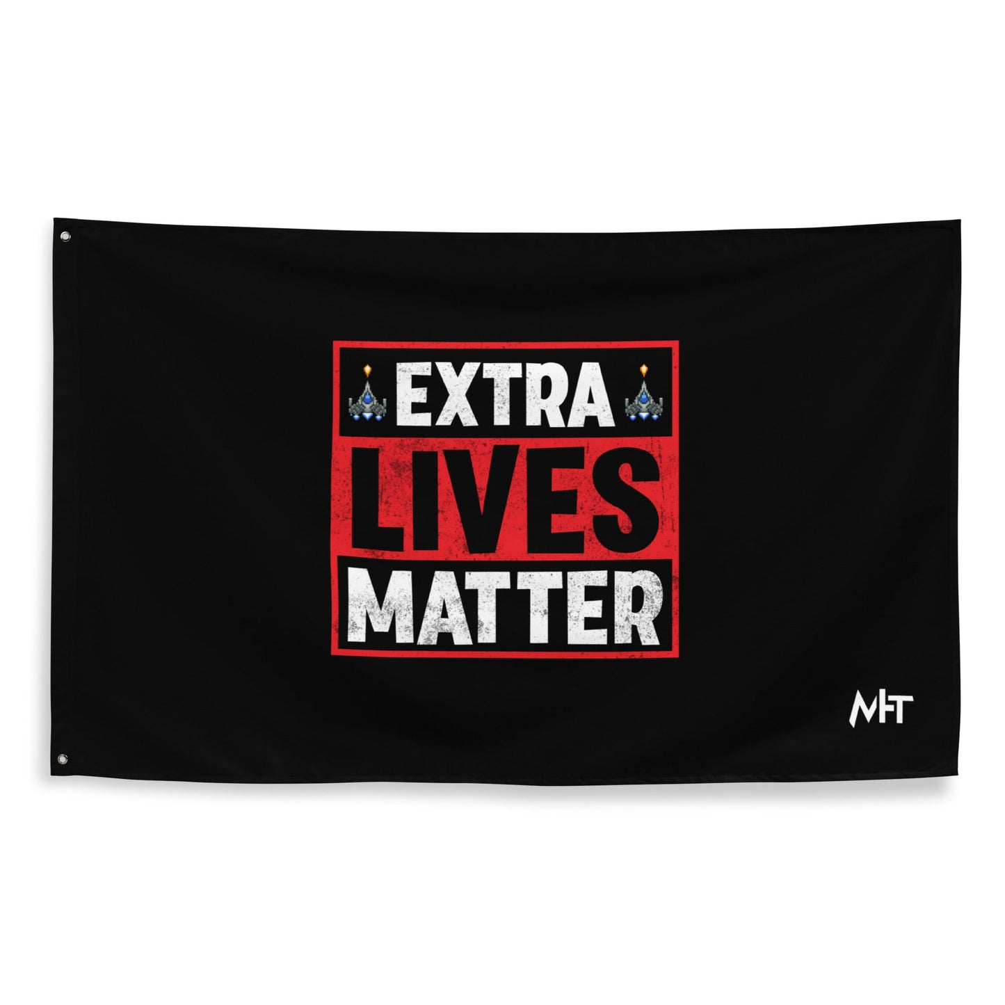 Extra Lives Matter Flag by DarkByteGear